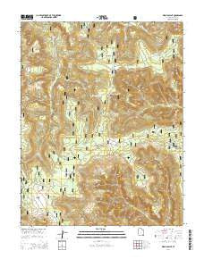 Kigalia Point Utah Current topographic map, 1:24000 scale, 7.5 X 7.5 Minute, Year 2014