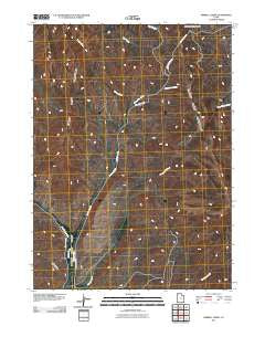 Kimbell Creek Utah Historical topographic map, 1:24000 scale, 7.5 X 7.5 Minute, Year 2011
