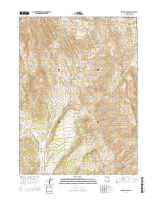 Kimbell Creek Utah Current topographic map, 1:24000 scale, 7.5 X 7.5 Minute, Year 2014