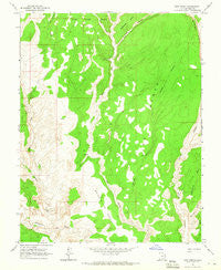 King Bench Utah Historical topographic map, 1:24000 scale, 7.5 X 7.5 Minute, Year 1964