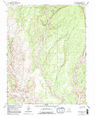 King Bench Utah Historical topographic map, 1:24000 scale, 7.5 X 7.5 Minute, Year 1964