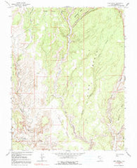 King Bench Utah Historical topographic map, 1:24000 scale, 7.5 X 7.5 Minute, Year 1964