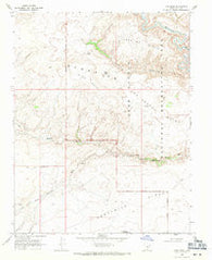 King Mesa Utah Historical topographic map, 1:24000 scale, 7.5 X 7.5 Minute, Year 1968