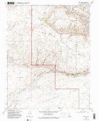 King Mesa Utah Historical topographic map, 1:24000 scale, 7.5 X 7.5 Minute, Year 1968