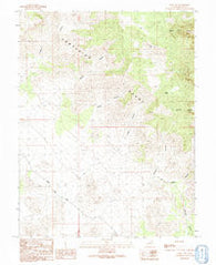 King Top Utah Historical topographic map, 1:24000 scale, 7.5 X 7.5 Minute, Year 1991