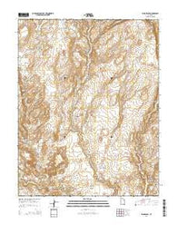 King Bench Utah Current topographic map, 1:24000 scale, 7.5 X 7.5 Minute, Year 2014