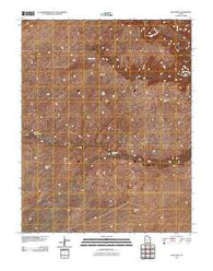 King Mesa Utah Historical topographic map, 1:24000 scale, 7.5 X 7.5 Minute, Year 2011