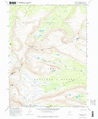 Kings Peak Utah Historical topographic map, 1:24000 scale, 7.5 X 7.5 Minute, Year 1965
