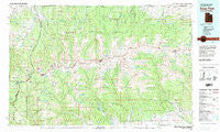 Kings Peak Utah Historical topographic map, 1:100000 scale, 30 X 60 Minute, Year 1982