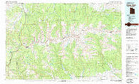 Kings Peak Utah Historical topographic map, 1:100000 scale, 30 X 60 Minute, Year 1982