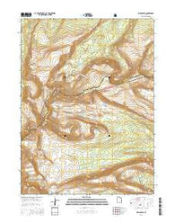 Kings Peak Utah Current topographic map, 1:24000 scale, 7.5 X 7.5 Minute, Year 2014