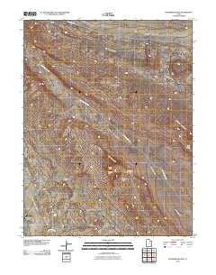 Klondike Bluffs Utah Historical topographic map, 1:24000 scale, 7.5 X 7.5 Minute, Year 2010