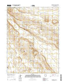 Klondike Bluffs Utah Current topographic map, 1:24000 scale, 7.5 X 7.5 Minute, Year 2014