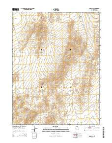 Knoll Hill Utah Current topographic map, 1:24000 scale, 7.5 X 7.5 Minute, Year 2014