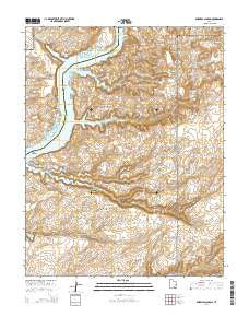 Knowles Canyon Utah Current topographic map, 1:24000 scale, 7.5 X 7.5 Minute, Year 2014