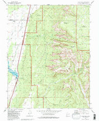 Kolob Arch Utah Historical topographic map, 1:24000 scale, 7.5 X 7.5 Minute, Year 1980