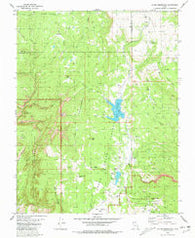 Kolob Reservoir Utah Historical topographic map, 1:24000 scale, 7.5 X 7.5 Minute, Year 1980