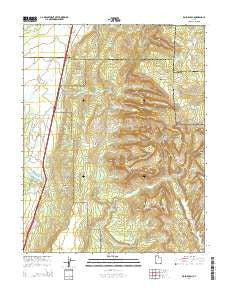 Kolob Arch Utah Current topographic map, 1:24000 scale, 7.5 X 7.5 Minute, Year 2014