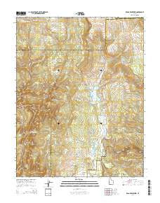 Kolob Reservoir Utah Current topographic map, 1:24000 scale, 7.5 X 7.5 Minute, Year 2014