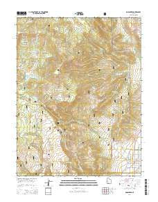 Koosharem Utah Current topographic map, 1:24000 scale, 7.5 X 7.5 Minute, Year 2014