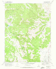 Koosharem Utah Historical topographic map, 1:24000 scale, 7.5 X 7.5 Minute, Year 1968