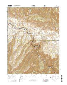 Kyune Utah Current topographic map, 1:24000 scale, 7.5 X 7.5 Minute, Year 2014