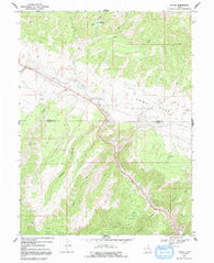 Kyune Utah Historical topographic map, 1:24000 scale, 7.5 X 7.5 Minute, Year 1969