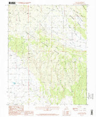 La Sal East Utah Historical topographic map, 1:24000 scale, 7.5 X 7.5 Minute, Year 1987