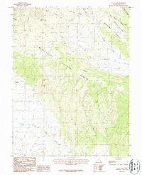 La Sal East Utah Historical topographic map, 1:24000 scale, 7.5 X 7.5 Minute, Year 1987