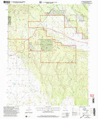 La Sal East Utah Historical topographic map, 1:24000 scale, 7.5 X 7.5 Minute, Year 2001