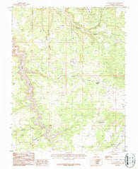 La Sal Junction Utah Historical topographic map, 1:24000 scale, 7.5 X 7.5 Minute, Year 1987
