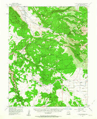 La Sal Junction Utah Historical topographic map, 1:62500 scale, 15 X 15 Minute, Year 1954