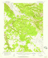 La Sal Junction Utah Historical topographic map, 1:62500 scale, 15 X 15 Minute, Year 1954