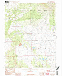 La Sal West Utah Historical topographic map, 1:24000 scale, 7.5 X 7.5 Minute, Year 1987