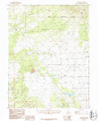 La Sal West Utah Historical topographic map, 1:24000 scale, 7.5 X 7.5 Minute, Year 1987