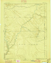 La Sal Utah Historical topographic map, 1:250000 scale, 1 X 1 Degree, Year 1885