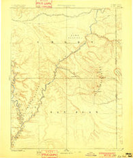 La Sal Utah Historical topographic map, 1:250000 scale, 1 X 1 Degree, Year 1885