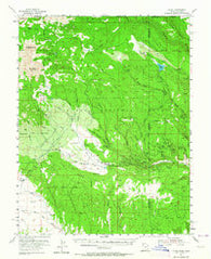 La Sal Utah Historical topographic map, 1:62500 scale, 15 X 15 Minute, Year 1954