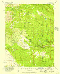 La Sal Utah Historical topographic map, 1:62500 scale, 15 X 15 Minute, Year 1954