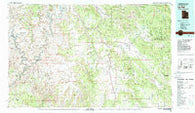 La Sal Utah Historical topographic map, 1:100000 scale, 30 X 60 Minute, Year 1982
