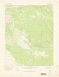 La Sal Utah Historical topographic map, 1:62500 scale, 15 X 15 Minute, Year 1954