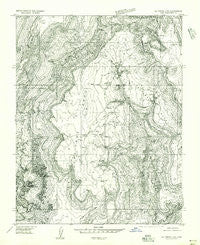 La Verkin 1 SW Utah Historical topographic map, 1:24000 scale, 7.5 X 7.5 Minute, Year 1954