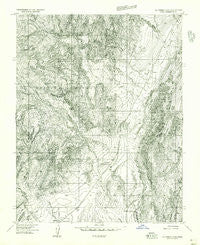 La Verkin 2 SE Utah Historical topographic map, 1:24000 scale, 7.5 X 7.5 Minute, Year 1954