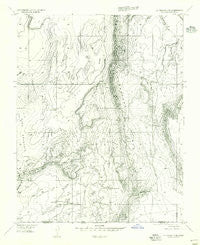 La Verkin 3 SE Utah Historical topographic map, 1:24000 scale, 7.5 X 7.5 Minute, Year 1954