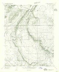 La Verkin 3 SW Utah Historical topographic map, 1:24000 scale, 7.5 X 7.5 Minute, Year 1954