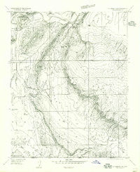 La Verkin 3 SW Utah Historical topographic map, 1:24000 scale, 7.5 X 7.5 Minute, Year 1954