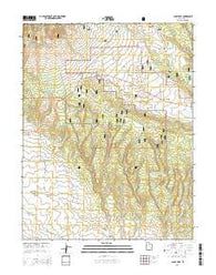 La Sal East Utah Current topographic map, 1:24000 scale, 7.5 X 7.5 Minute, Year 2014