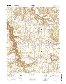 La Sal Junction Utah Current topographic map, 1:24000 scale, 7.5 X 7.5 Minute, Year 2014