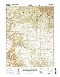 La Sal West Utah Current topographic map, 1:24000 scale, 7.5 X 7.5 Minute, Year 2014