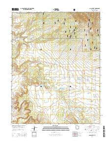 La Sal West Utah Current topographic map, 1:24000 scale, 7.5 X 7.5 Minute, Year 2014